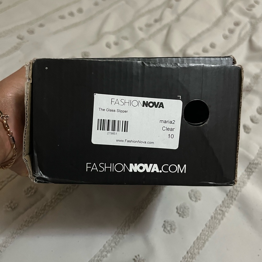 Fashion Nova Clear Heels